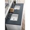 James Martin Vanities Athens 60in Double Vanity, Glossy White w/ 3 CM Charcoal Soapstone Quartz Top E645-V60D-GW-3CSP - alternate 2